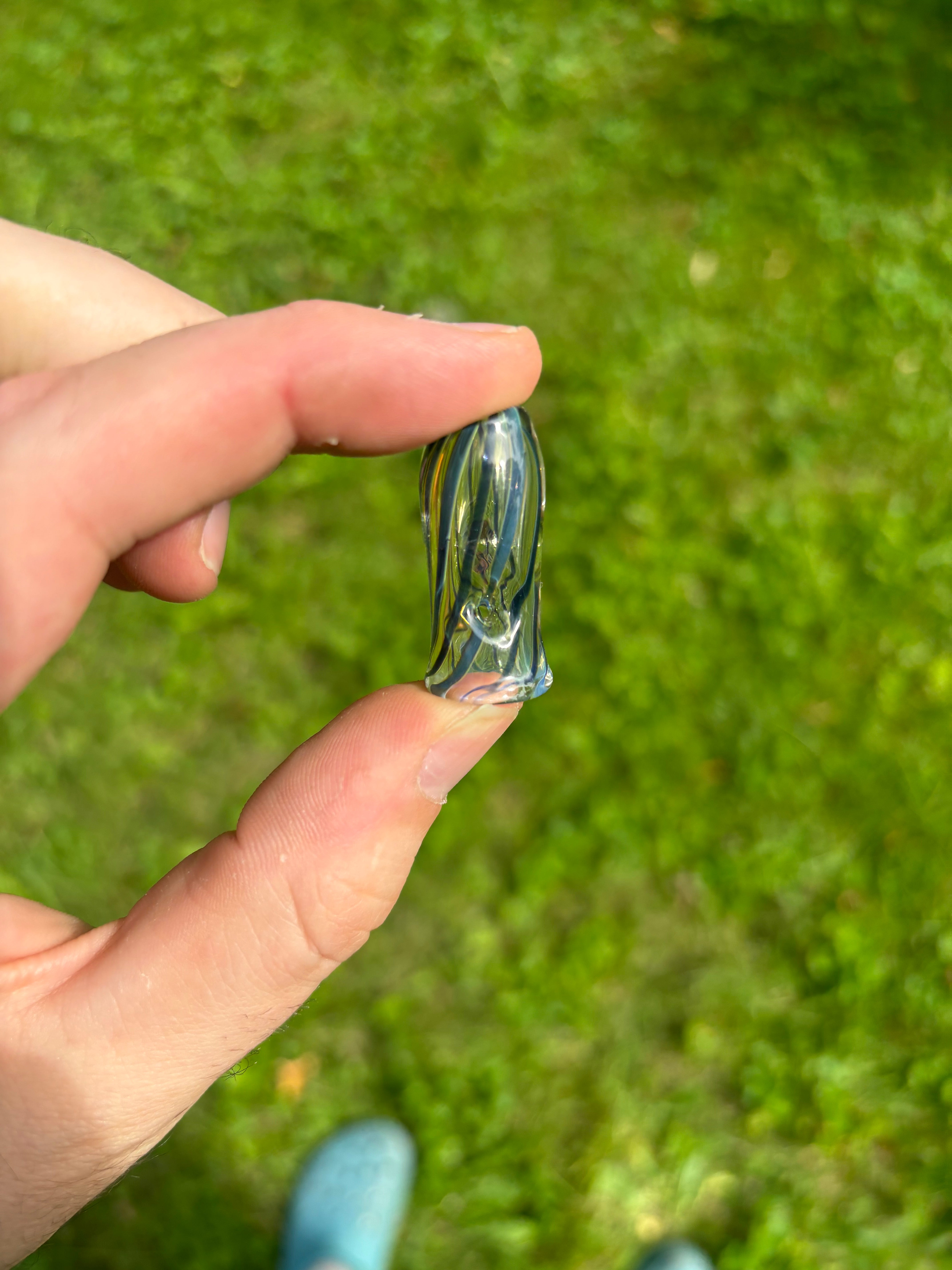 Blue Moon Striped Peak Pivot Top