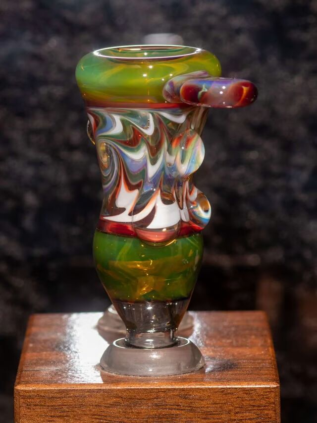 14mm Christmas Wigwag Bong Slide