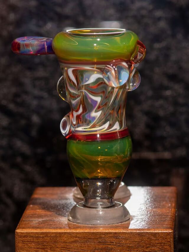 14mm Christmas Wigwag Bong Slide