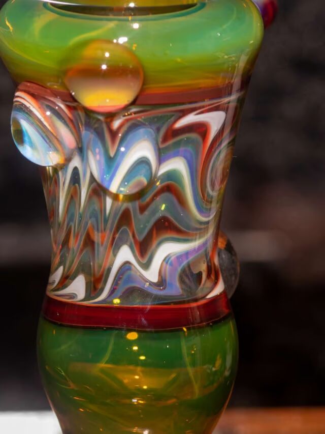 14mm Christmas Wigwag Bong Slide