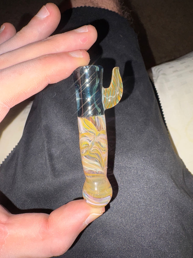 Blue Stardust One Hitter With Silver Fume Accents