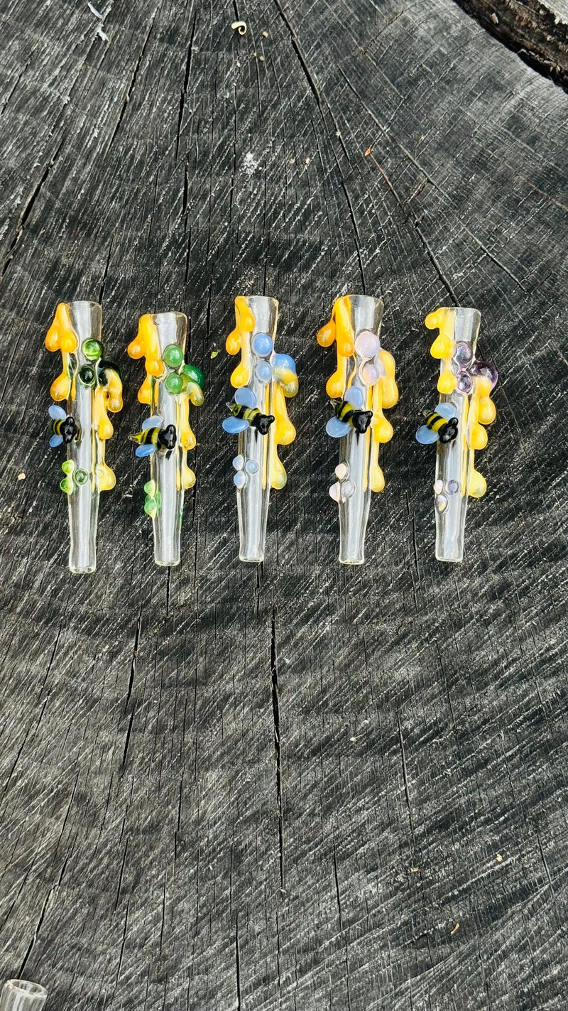Bee with Honey Drips Chillum