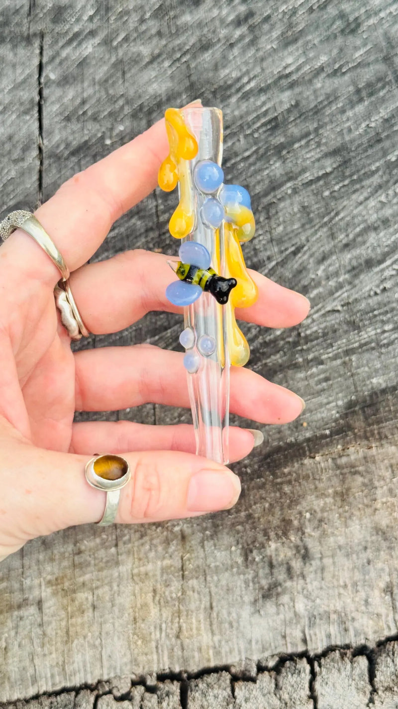 Bee with Honey Drips Chillum