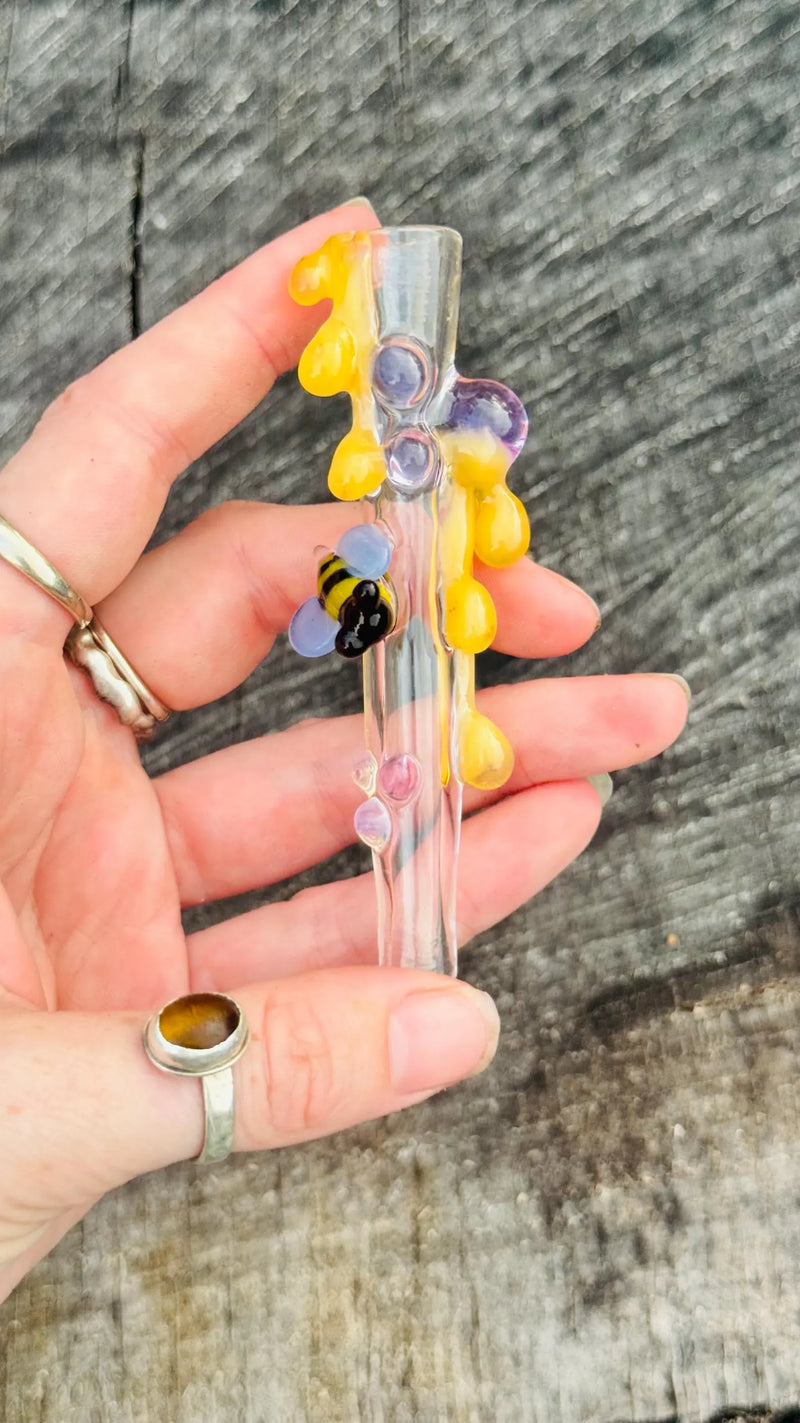 Bee with Honey Drips Chillum