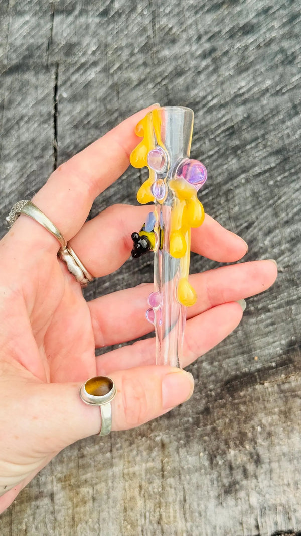 Bee with Honey Drips Chillum