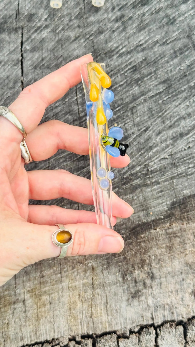 Bee with Honey Drips Chillum