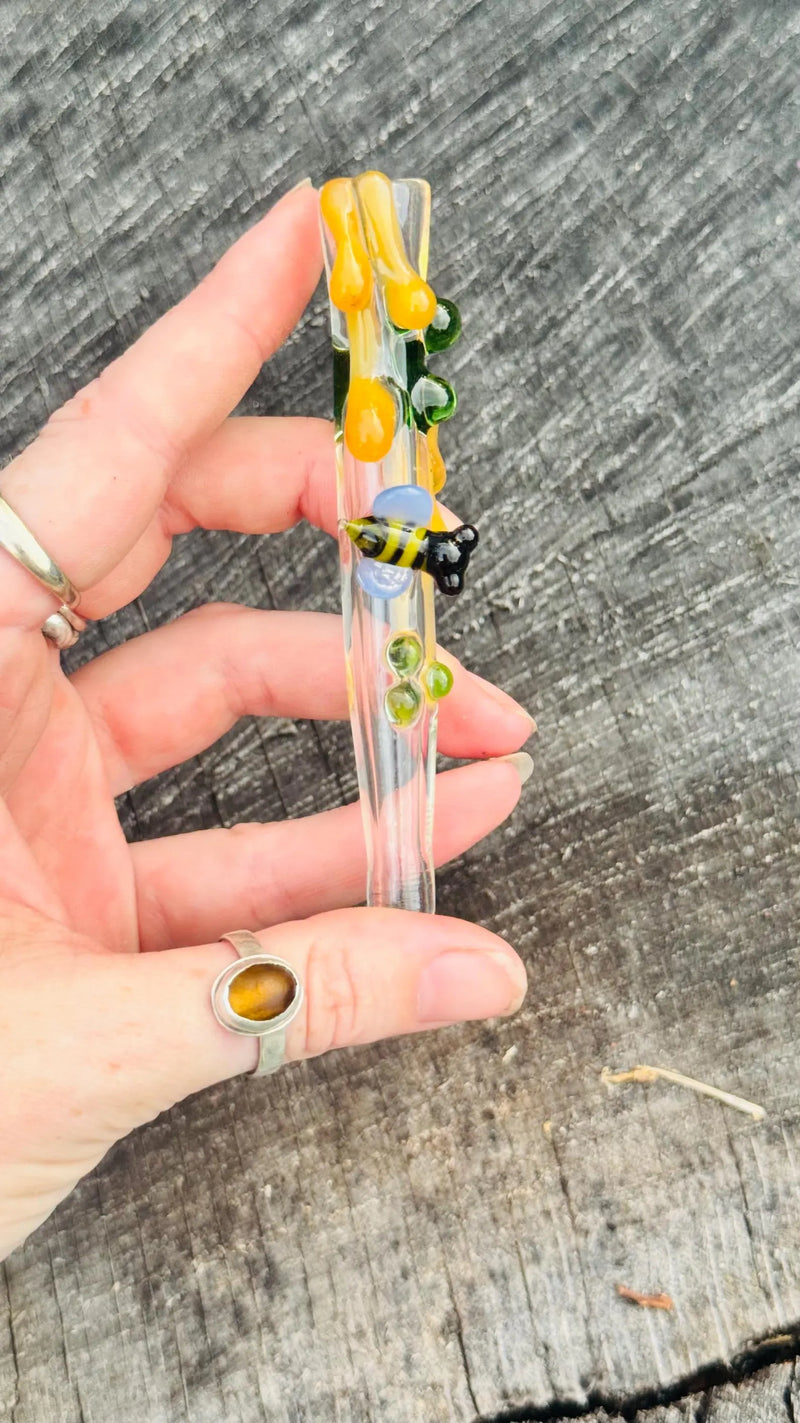 Bee with Honey Drips Chillum