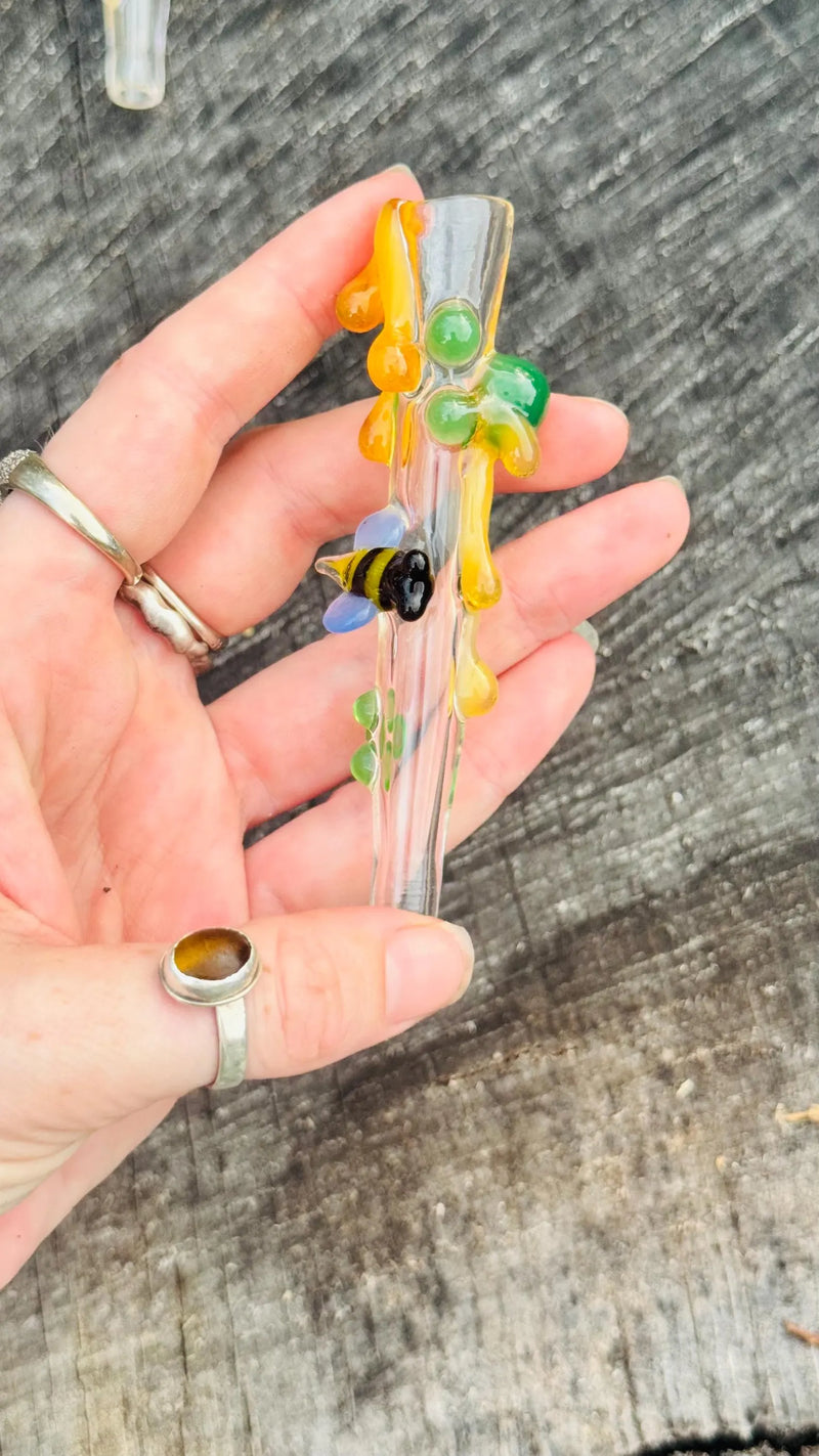 Bee with Honey Drips Chillum