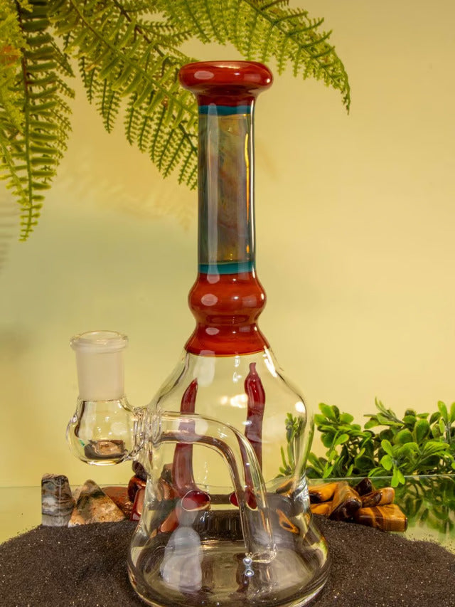 Cherry Brandy Sparkle Mystery Aventurine 14mm Dab Rig