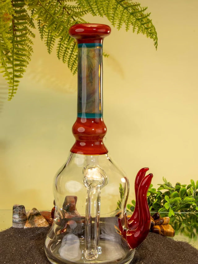 Cherry Brandy Sparkle Mystery Aventurine 14mm Dab Rig