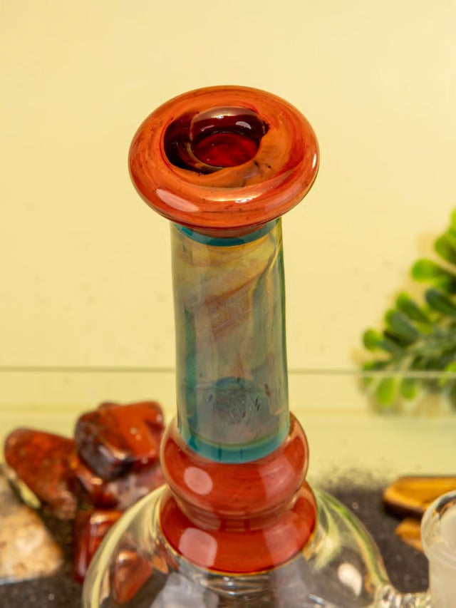Cherry Brandy Sparkle Mystery Aventurine 14mm Dab Rig