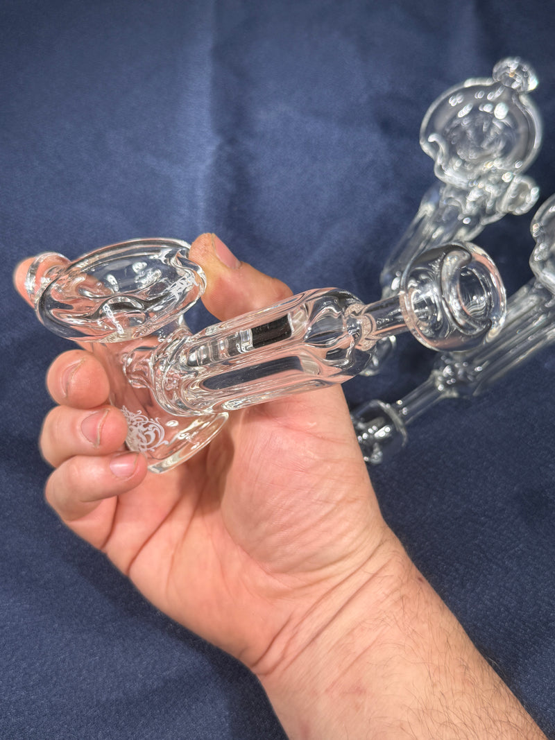 Clear Hammer Hand Pipe
