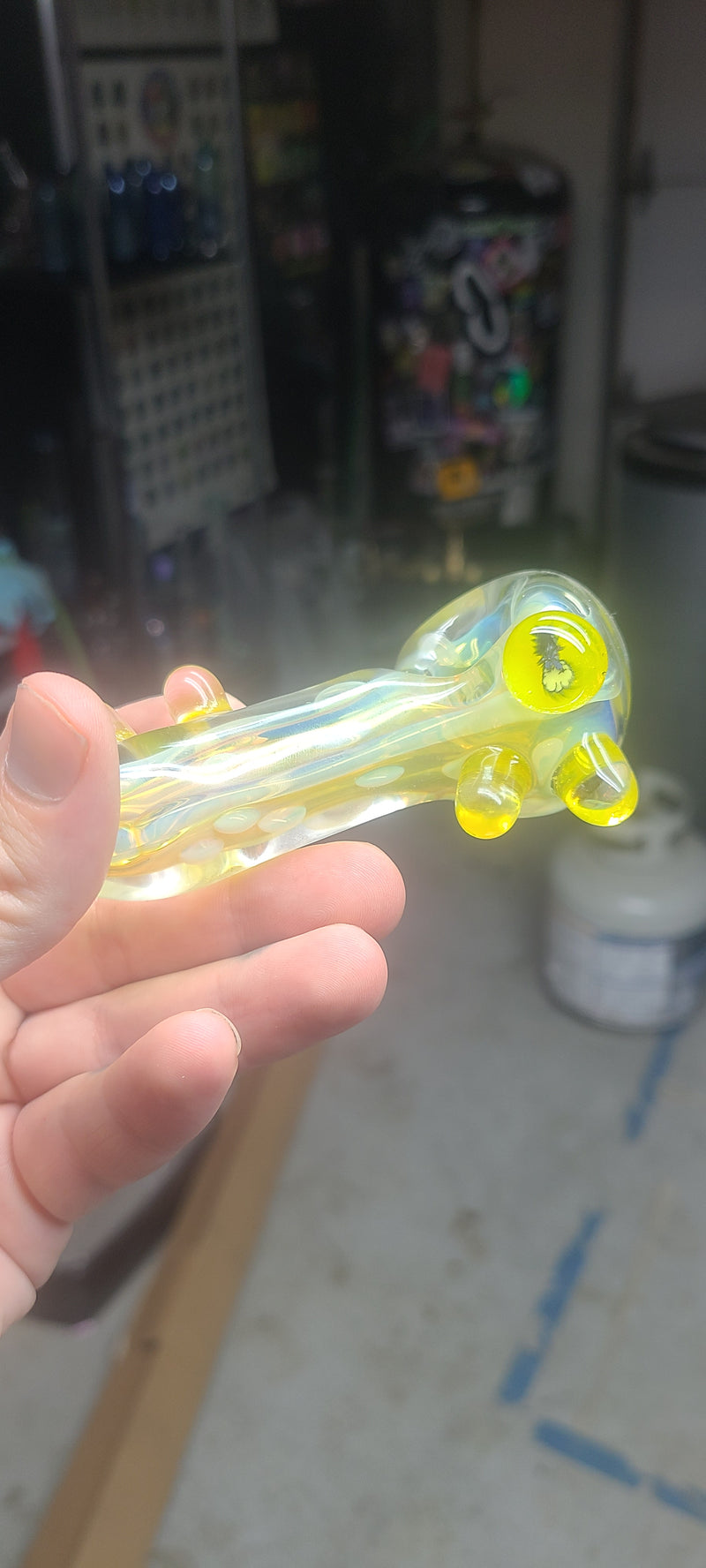 DBZ Goku Silver Fumed Spoon Pipe