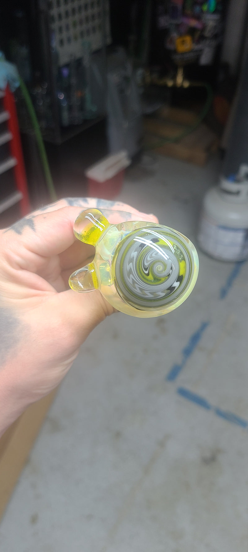 DBZ Goku Silver Fumed Spoon Pipe