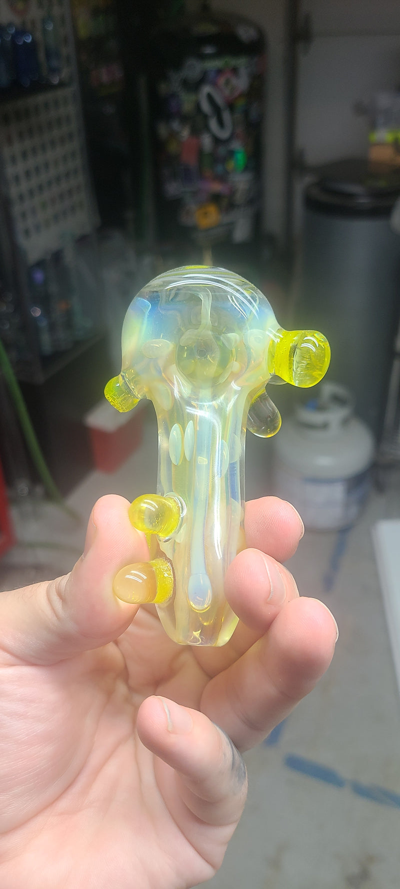 DBZ Goku Silver Fumed Spoon Pipe