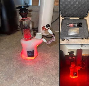 Demon Core Apollo | Hand-Carved Focus Top (Full Crushed Opal Core + Mouthpiece)