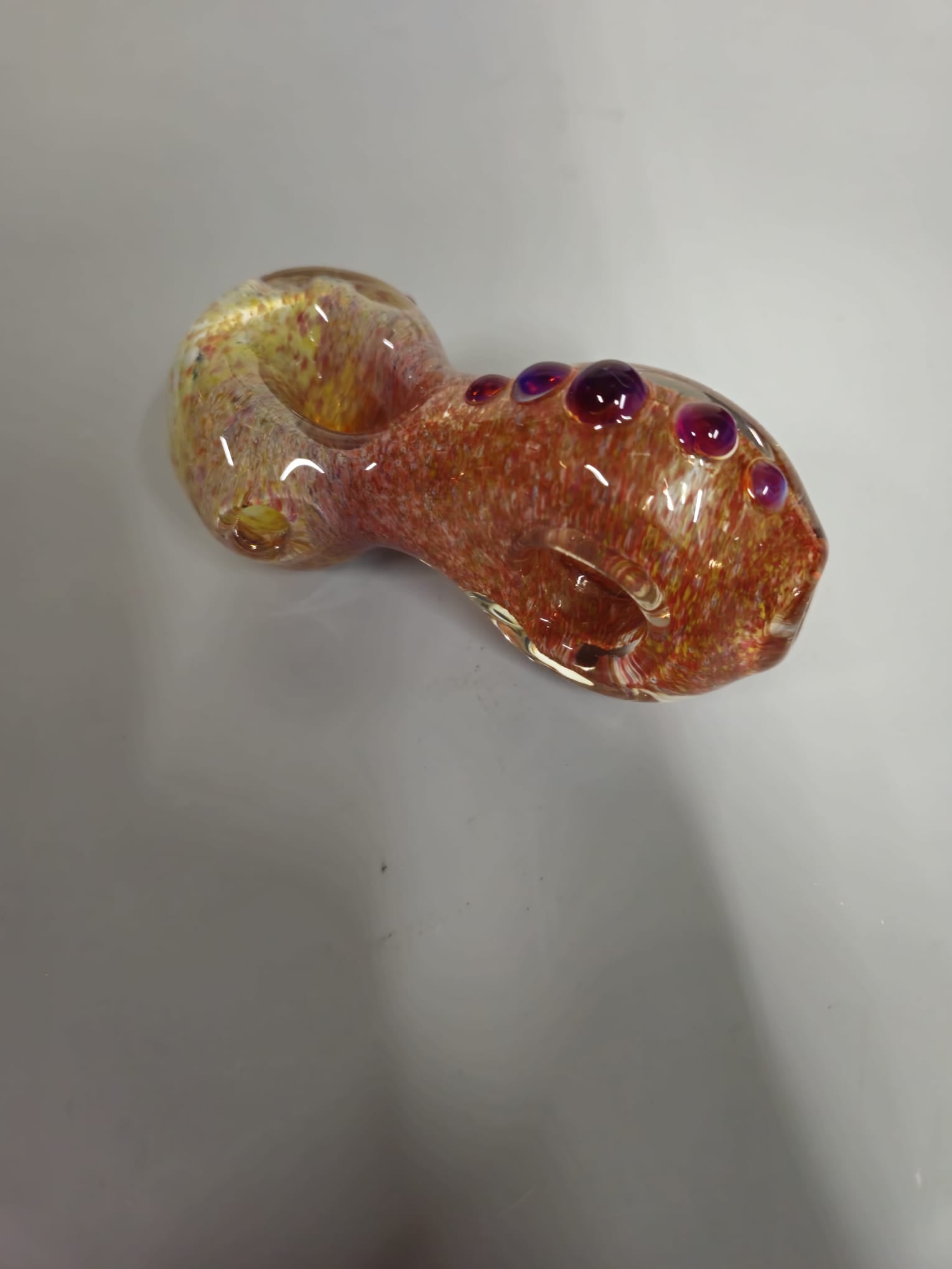 Donut Hole Frit Spoon Pipe