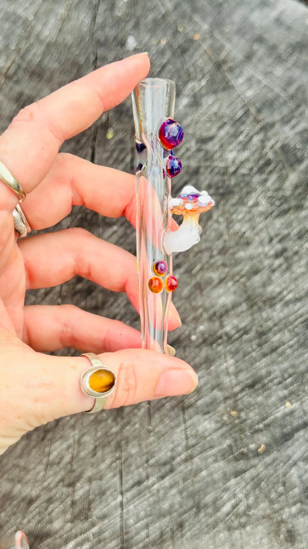 Fancy Mushroom Chillum / One Hitter