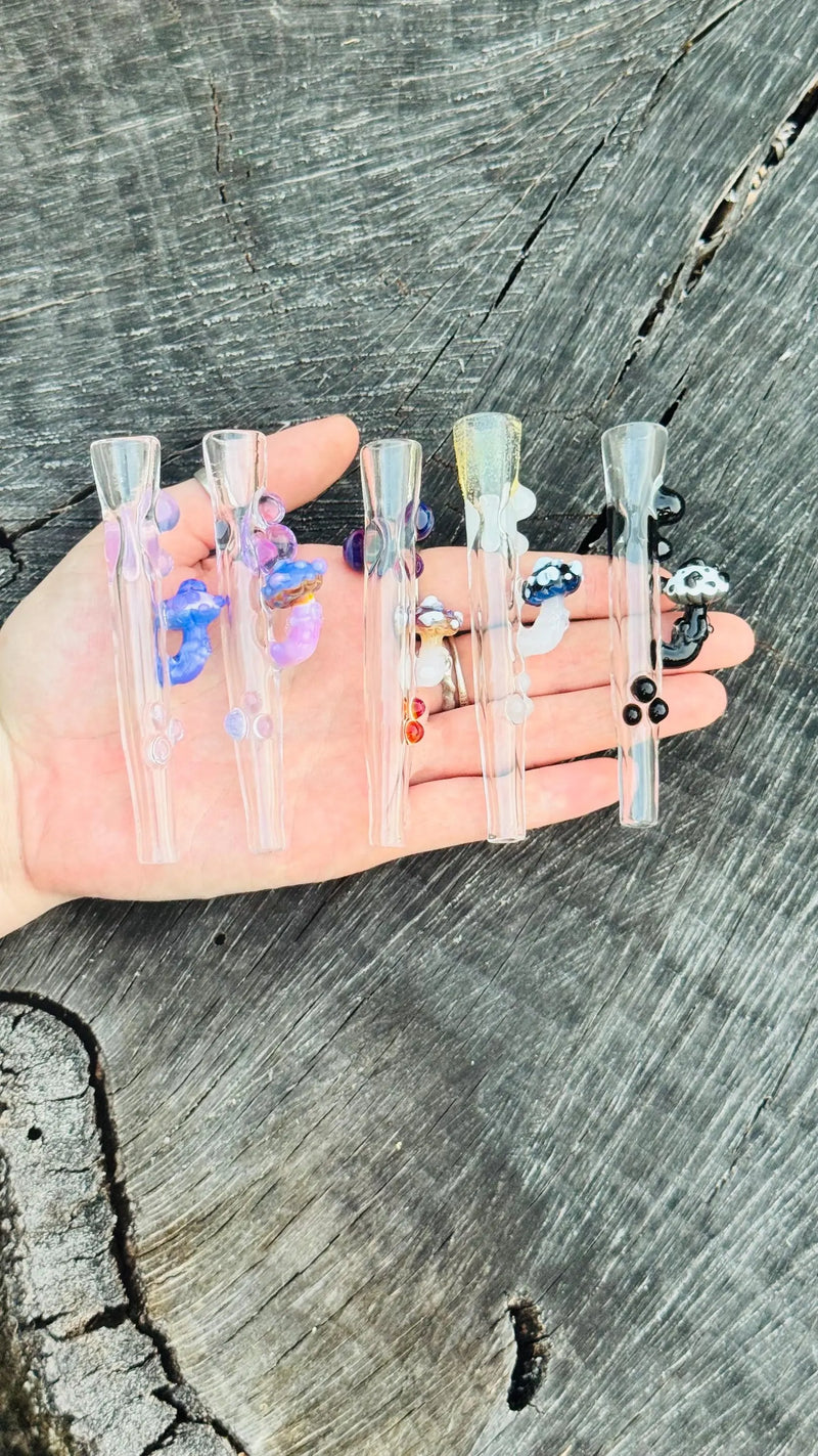 Fancy Mushroom Chillum / One Hitter