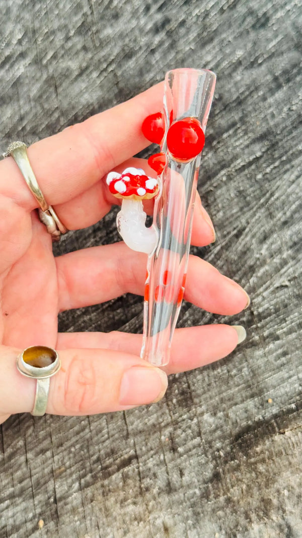 Fancy Mushroom Chillum / One Hitter