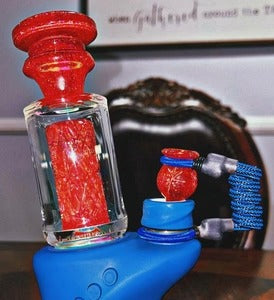 Fire Core Apollo | Hand Carved Focus Top (Full Crushed Opal Core + Mouthpiece)