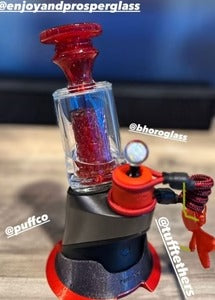 Fire Core Apollo | Hand Carved Focus Top (Full Crushed Opal Core + Mouthpiece)