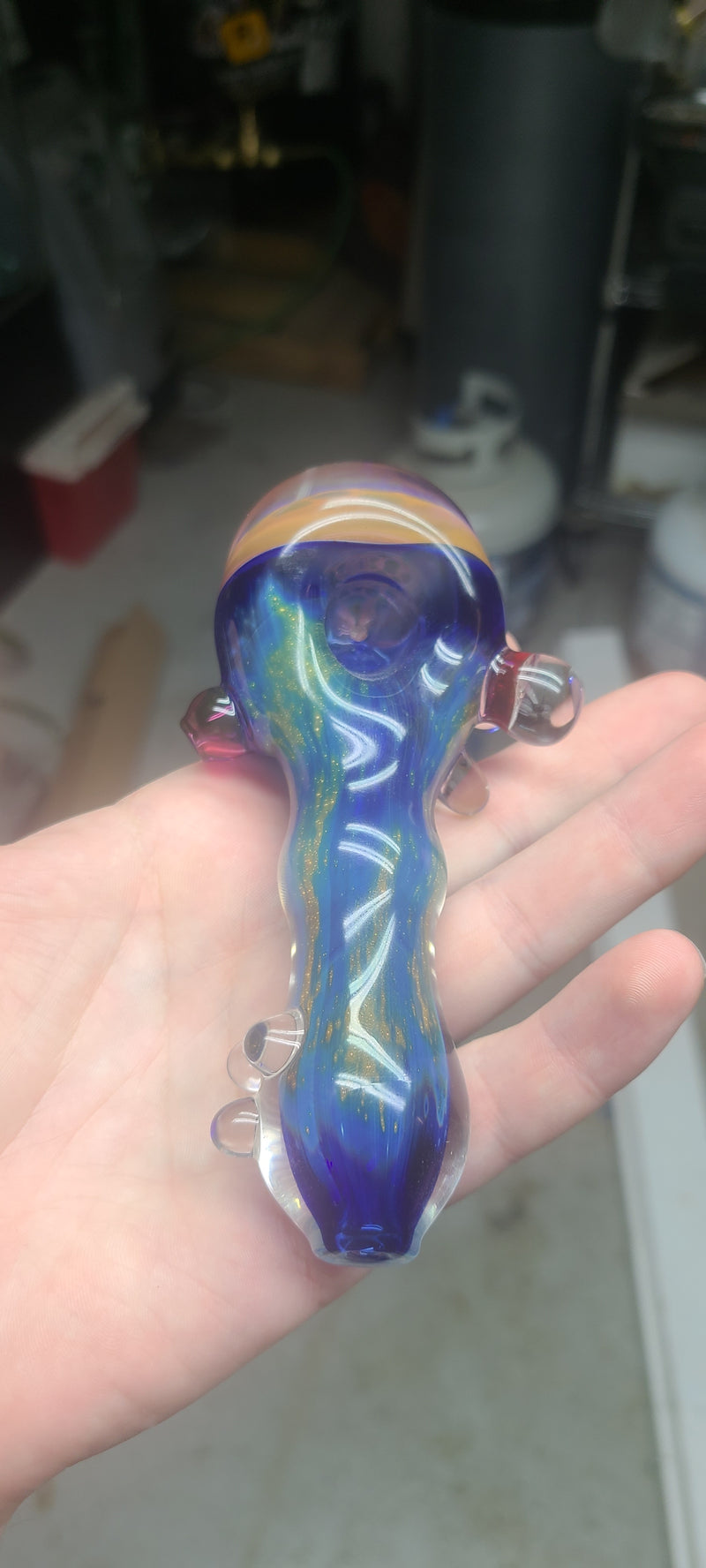Galaxy Honeycomb Fumed Spoon Pipe
