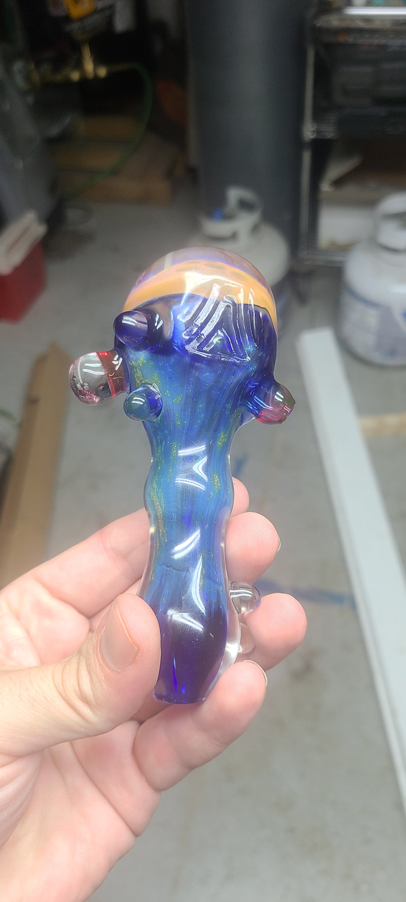 Galaxy Honeycomb Fumed Spoon Pipe