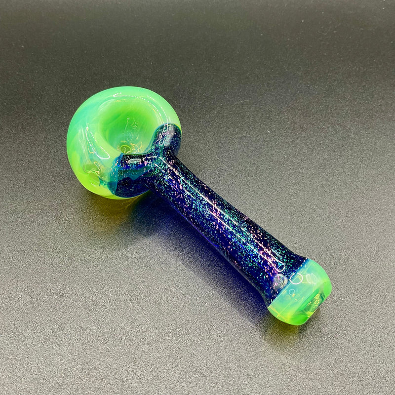 files/GlassNeonGreenTroutDichroSpoonpipe1.jpg