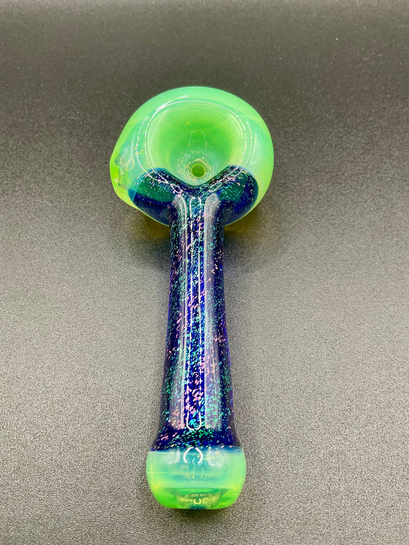 files/GlassNeonGreenTroutDichroSpoonpipe2.jpg