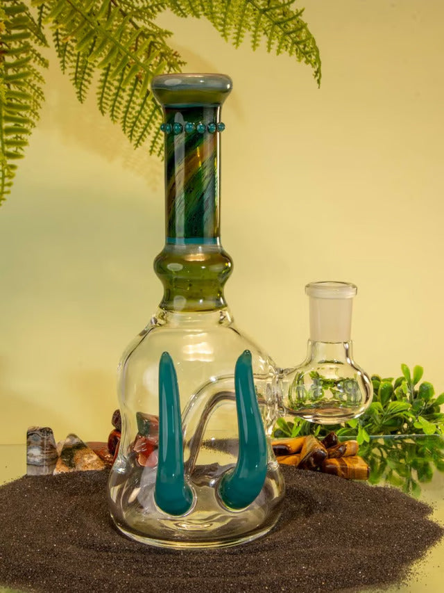 Gold Fumed Galaxy 14mm Dab Rig