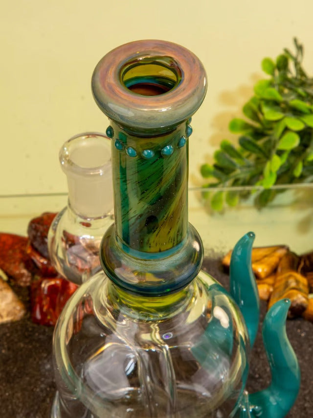 Gold Fumed Galaxy 14mm Dab Rig