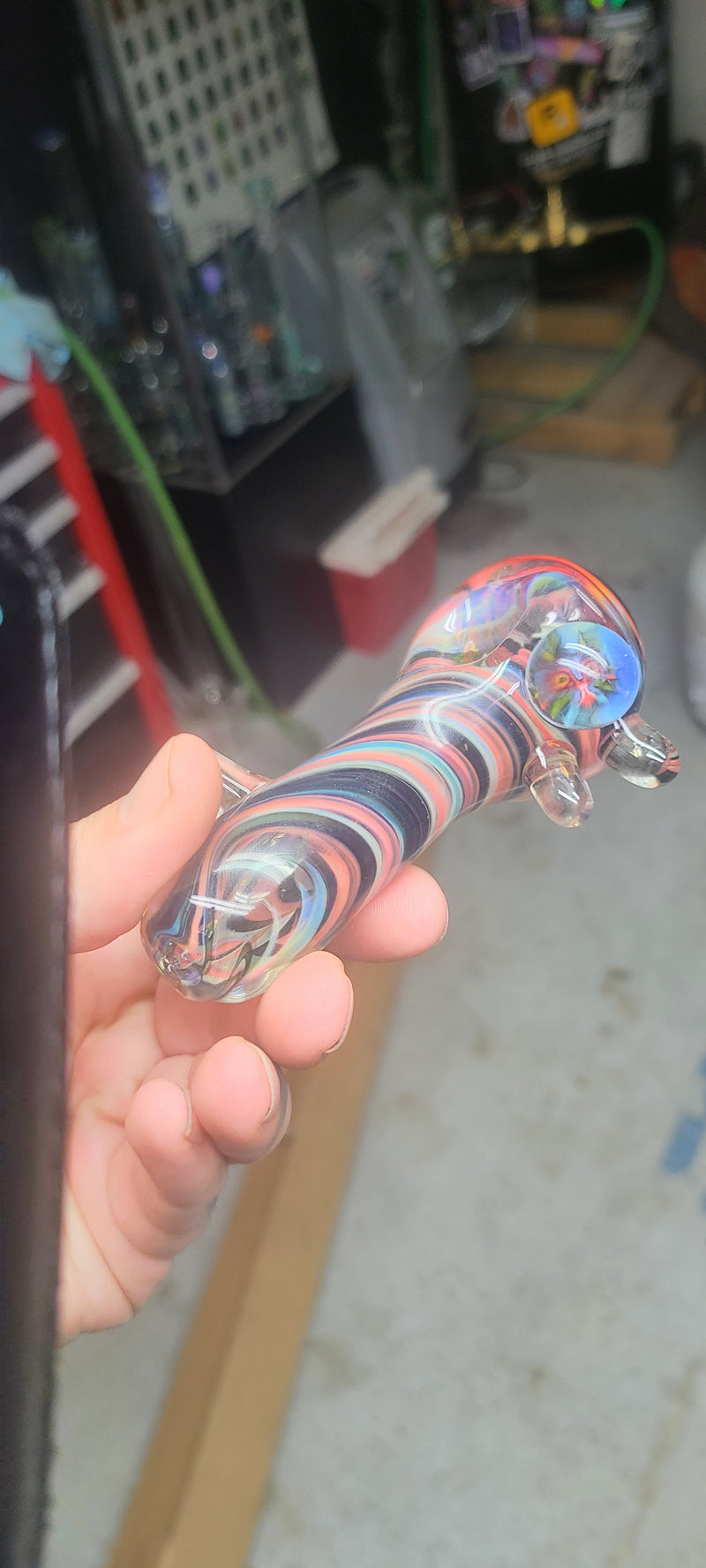 Iso Color Twist Majora Spoon Pipe