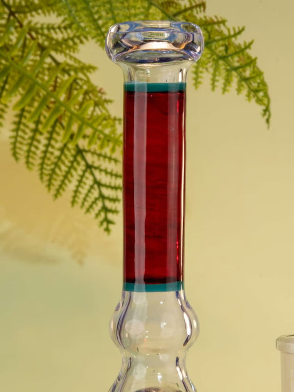 Lucid and Cherry Brandy 14mm Colored Dab Rig