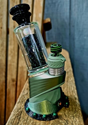 Midnight Core Apollo | Hand-Carved Top (Full Crushed Opal Core + Mouthpiece)