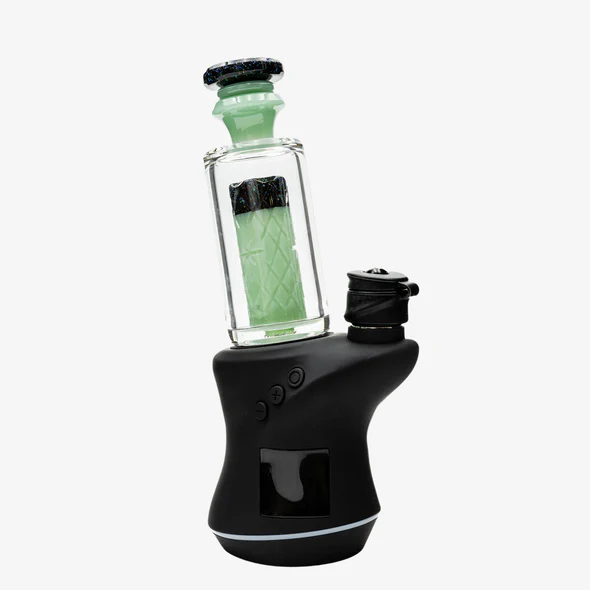 Mint Apollo | Hand- Carved Focus Top (Crushed Opal Capped Core + Mouthpiece)