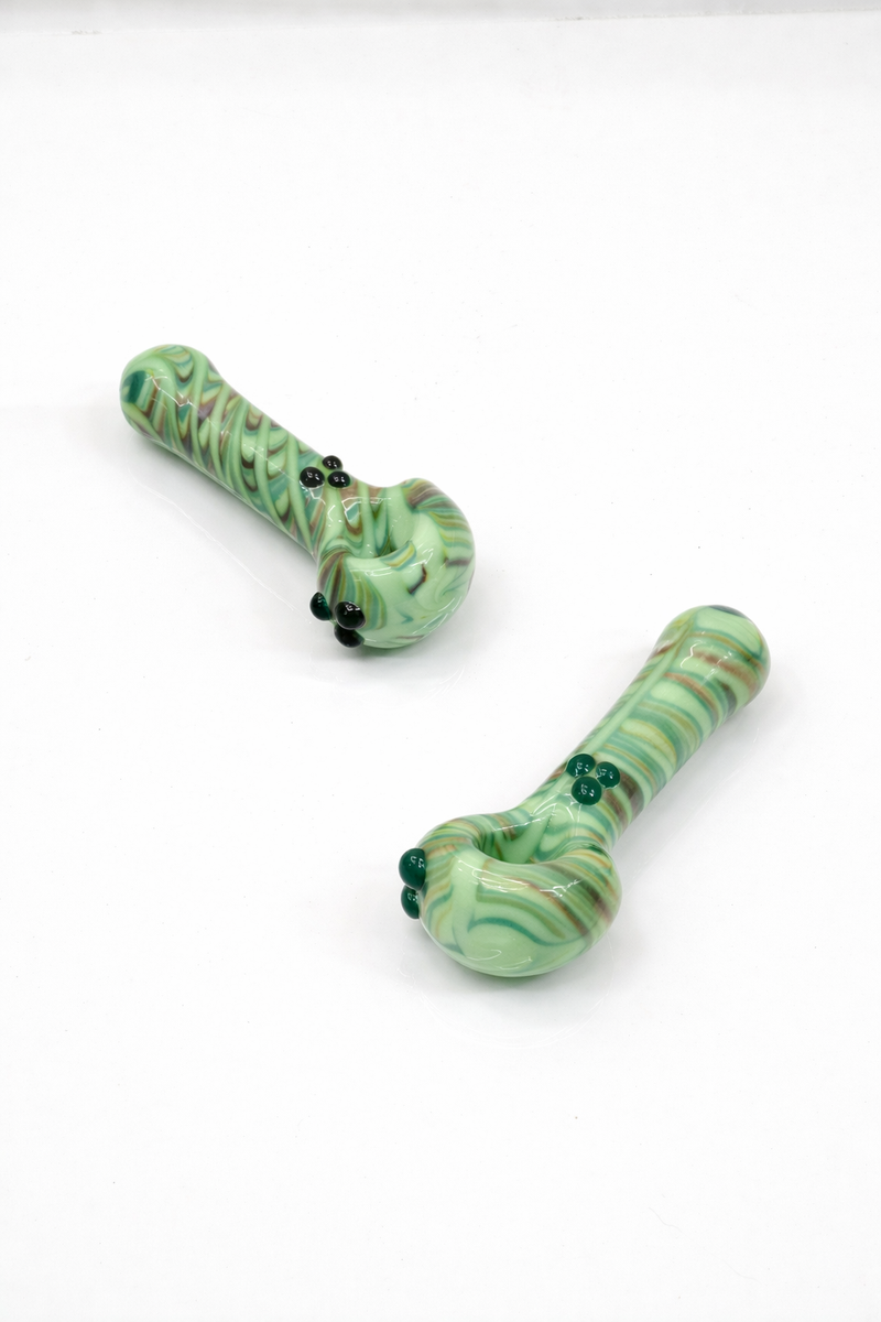 Mint Green Wrap & Rake  spoon pipe