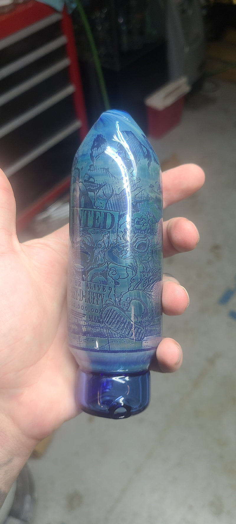 Pirate Silver Fumed Focus V Carta Glass Top