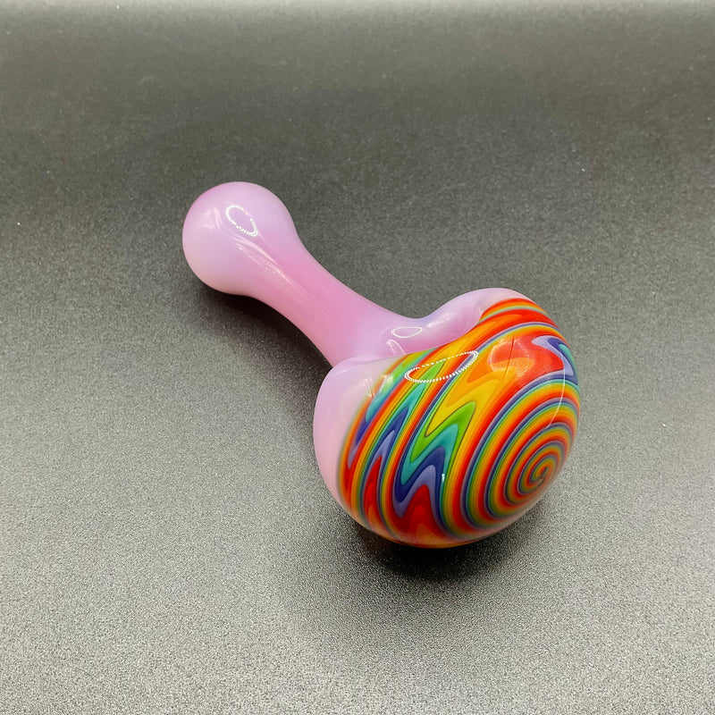Rainbow Swirl Spoon Pipe