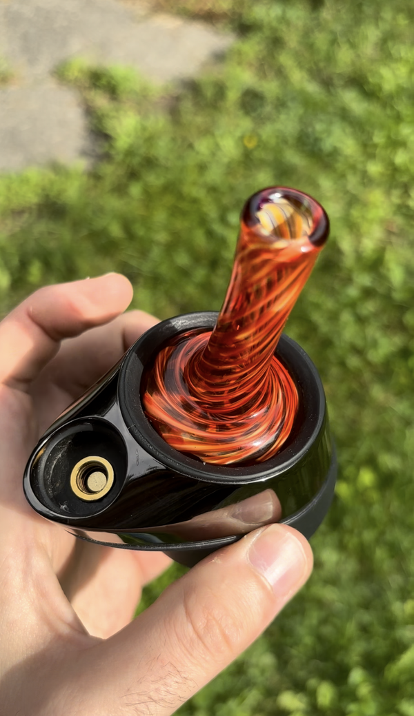 Red Elvis Over White Dry Peak Top