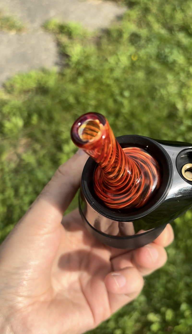 Red Elvis Over White Dry Peak Top