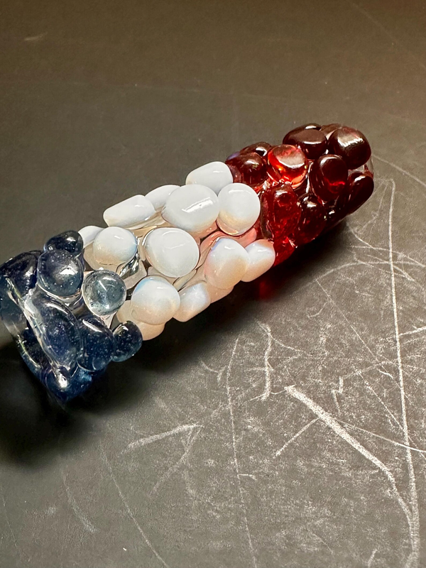 Red White and Blue-stardust One-Hitter Chillum