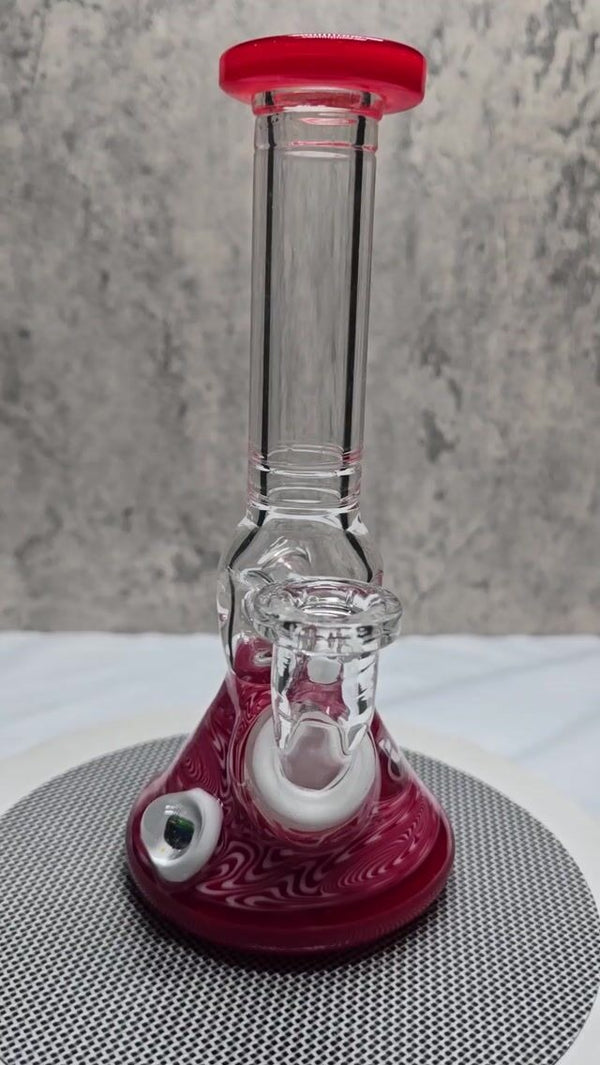 Red and white wigwag piece