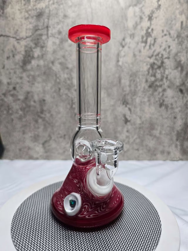 Red and white wigwag piece