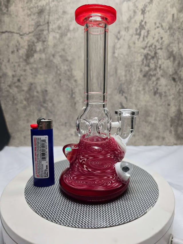 Red and white wigwag piece