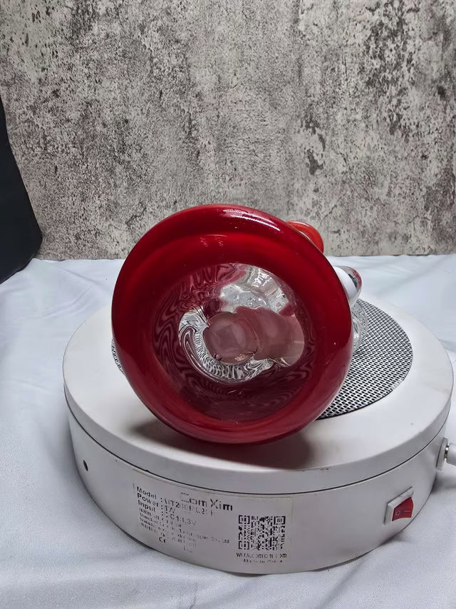 Red and white wigwag piece