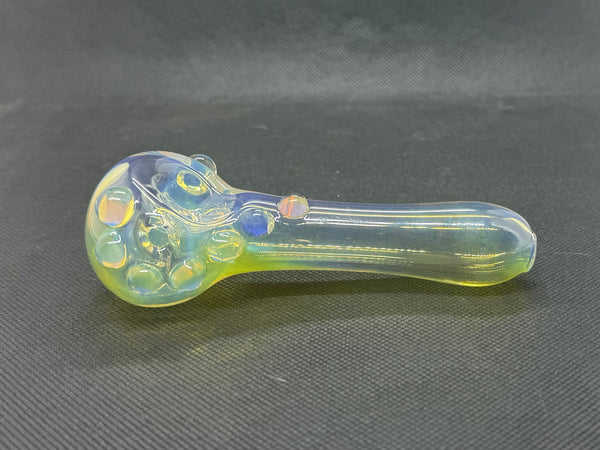 Silver fume spoon – GiggleGlass