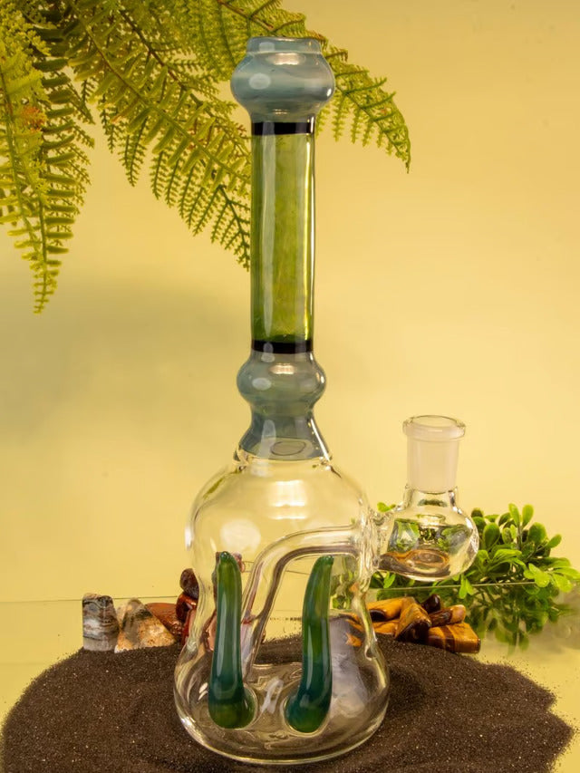 Blue & Green Sparkle Aventurine 14mm Dab Rig