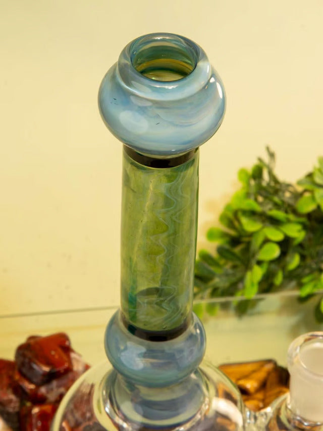 Blue & Green Sparkle Aventurine 14mm Dab Rig