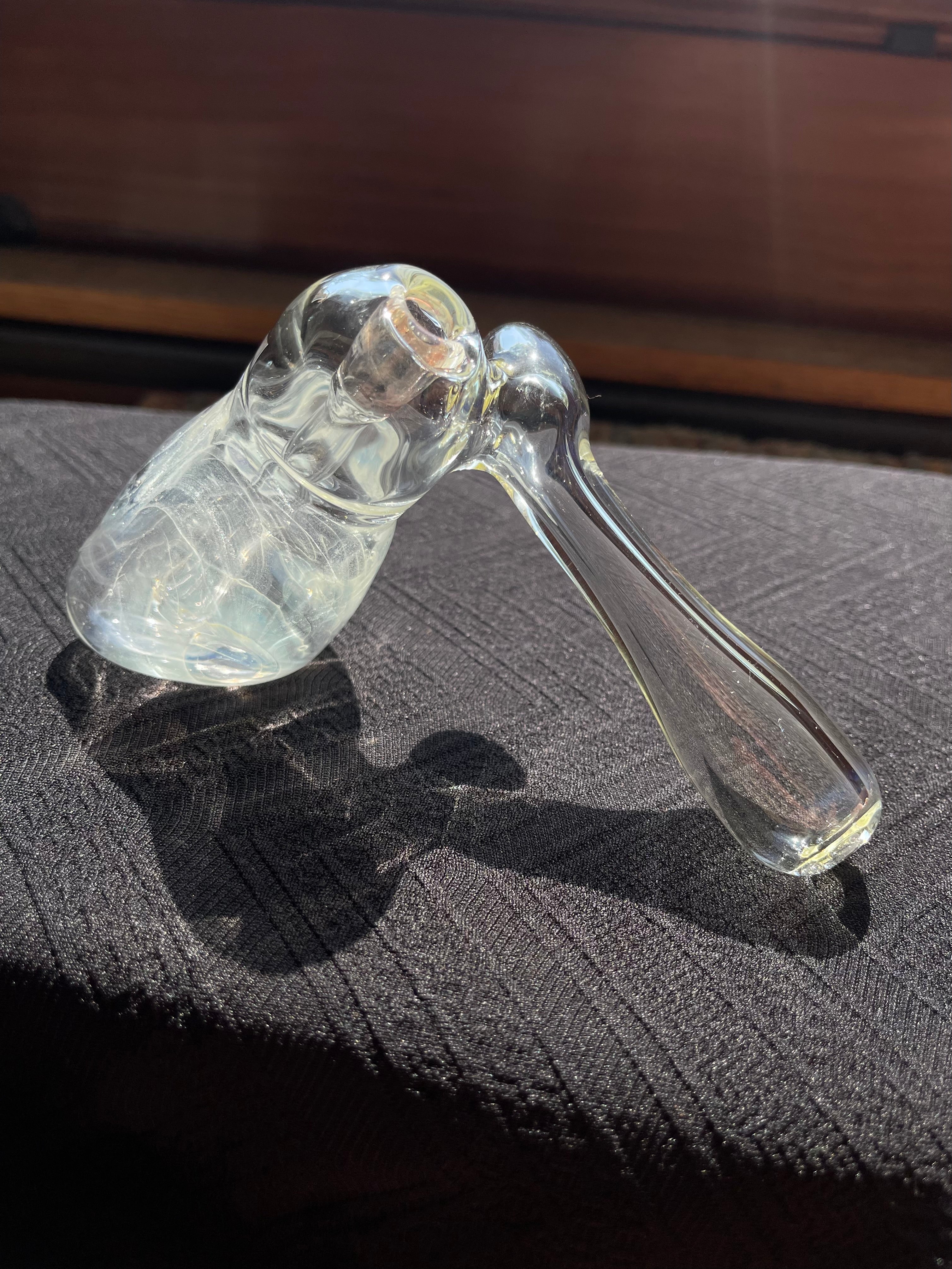 Standing on Silver 10mm Bubbler